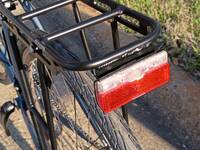 Tail light on rack