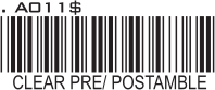 Clear pre/postamble