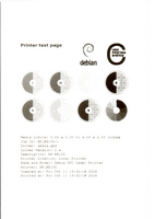 Debian CUPS test