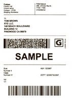 A sample label