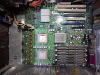 Motherboard in place