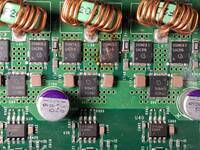 MOSFET up close (including cat hair)