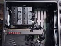 New cooler dwarfing the ITX motherboard