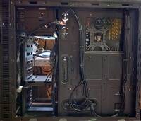 Backside cable management