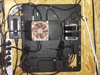 NUC mounted with wall plate