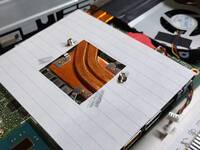 Angle - Paper template over NUC