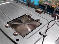 Heatsink mounted to chassis with the lid attached