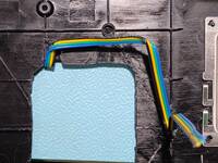Internal fan cable routing