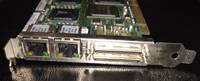 Dual gigabit SCSI card connectors