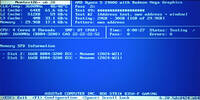 Some Memtesting on chaos computer